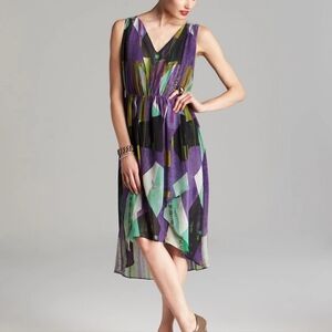 Kenneth Cole The Evelin Dress Sleeveless Women's Midi Dress Size Small